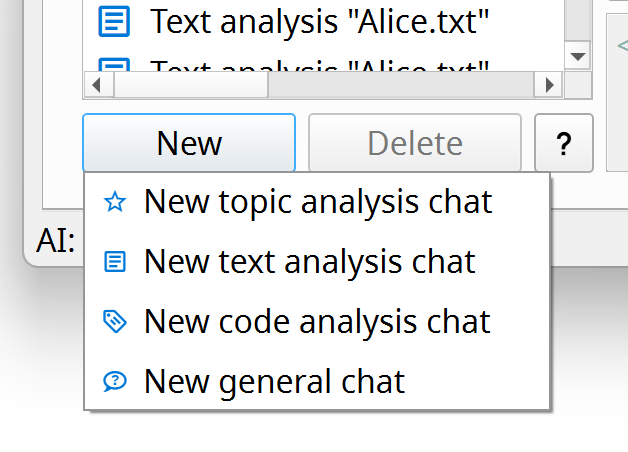 Screenshot New Chat