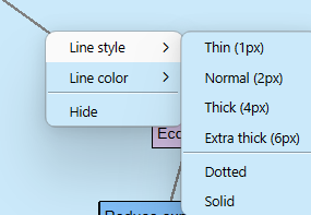 Linienoptionen